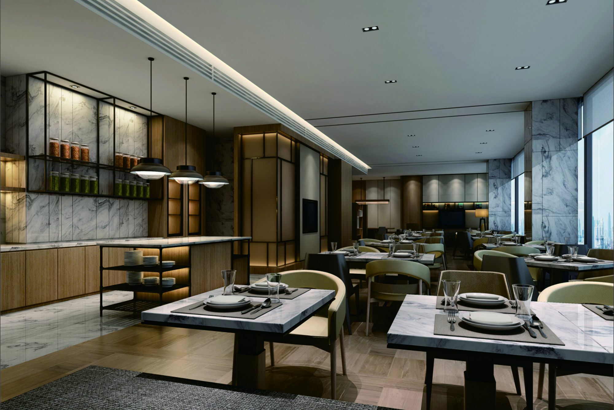 Courtyard By Marriott Shenzhen Bao'An Hotel Bagian luar foto